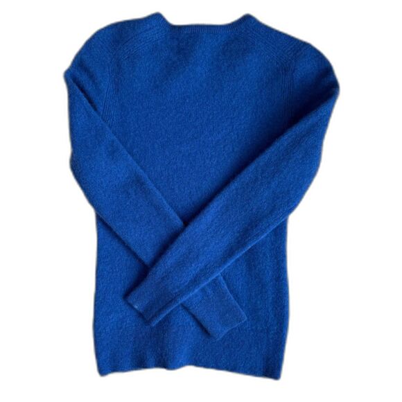 SAKS FIFTH AVENUE 100% Cashmere Sweater XS Blue Soft Academia Quiet Luxury - Picture 4 of 6